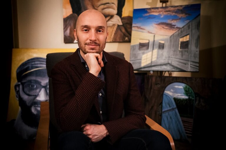 Andrea Ciotti | Monochronic  A Palazzo Pretorio di Sansepolcro i paesaggi vibranti del pittore valtiberino