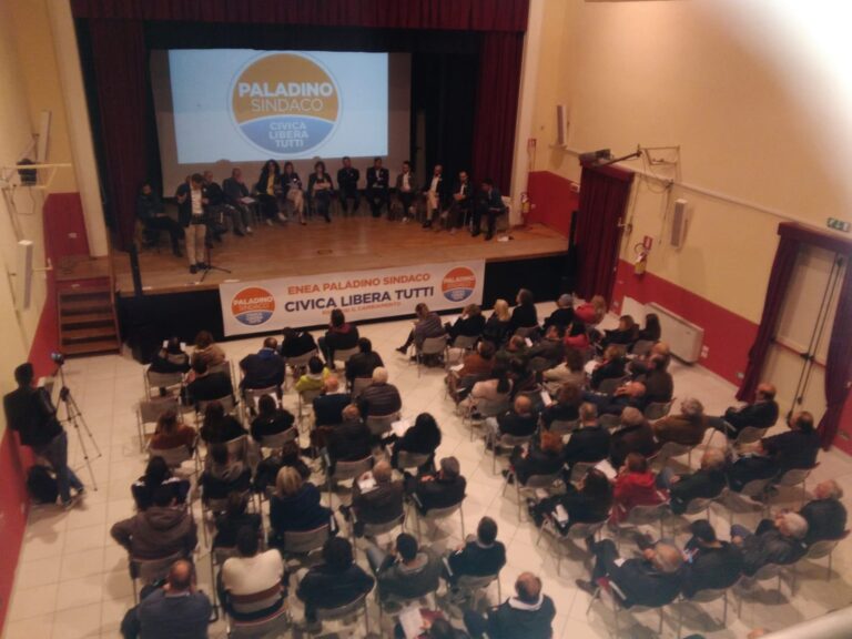 Ieri alllo smeraldo di Pistrino, la presentazione lista Civica Libera Tutti per Paladino Sindaco