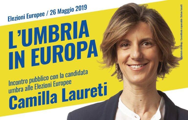 Elezioni europee: questa settimana a Citta’ di Castello la candidata umbra Camilla Laureti e Nicola Danti “tra i tre europarlamentari italiani piu’ attivi” secondo il sole 24 ore
