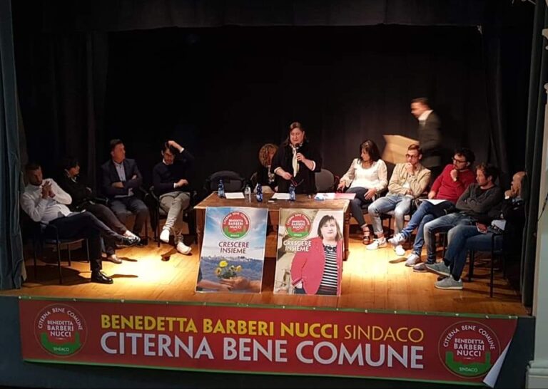 Benedetta Barberi Nucci present la lista “Citerna bene comune”