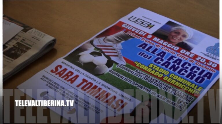 Giovedì dalle 20.30 allo stadio Bernicchi di Città di Castello, primo trofeo alla faccia del cancro