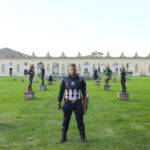3. marvel avengers team italia in giardino palazzo vitelli