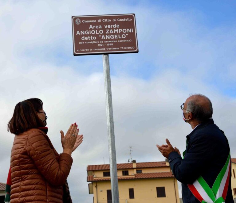 A Trestina un’area verde intitolata ad Angiolo Zamponi, esponente politico del PSI tra i anni 60 e 90″