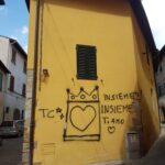 muro vandalizzato