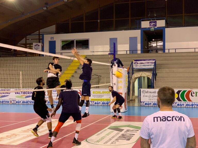 Pallavolo serie B/M: la Erm group San Giustino batte in allnamento congiunto la Sir safety Perugia