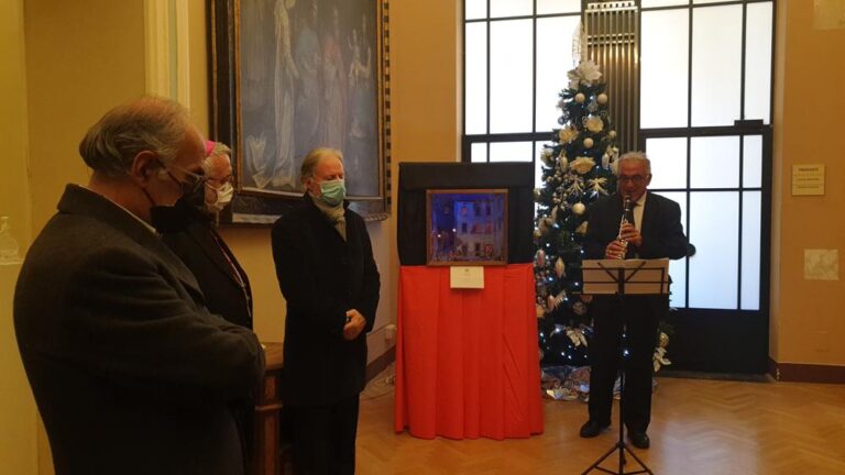 Verso il Natale – Inaugurato nel palazzo della Provincia di Perugia il presepe realizzato dal maestro Giulio Mariucci, artista geniale recentemente scomparso