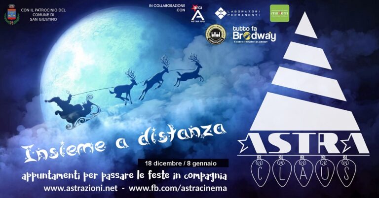 Eventi San Giustino: cinema Teatro Astra presenta “INSIEME a DISTANZA”