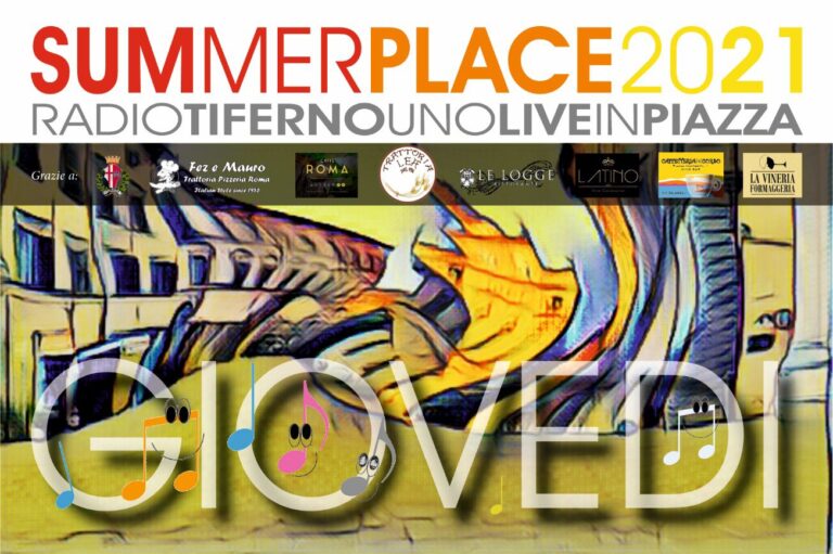 Dalla Piazza… Ricominciamo”. Live con ospiti e musica  organizzato dalla storica emittente Radio Tiferno Uno