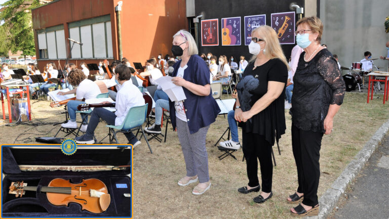 L’Inner Wheel Club di Sansepolcro a fianco dell’Istituto Omnicomprensivo Statale “Buonarroti”. Donato un violino per l’educazione musicale degli alunni