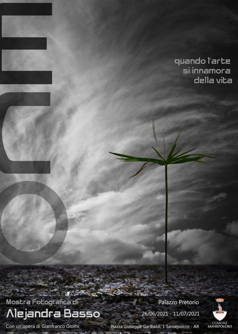 ECO, quando l’arte si innamora della vita di Alejandra Basso a Sansepolcro Inaugurazione Sabato 26 giugno 2021 ore 18:30 Palazzo Pretorio