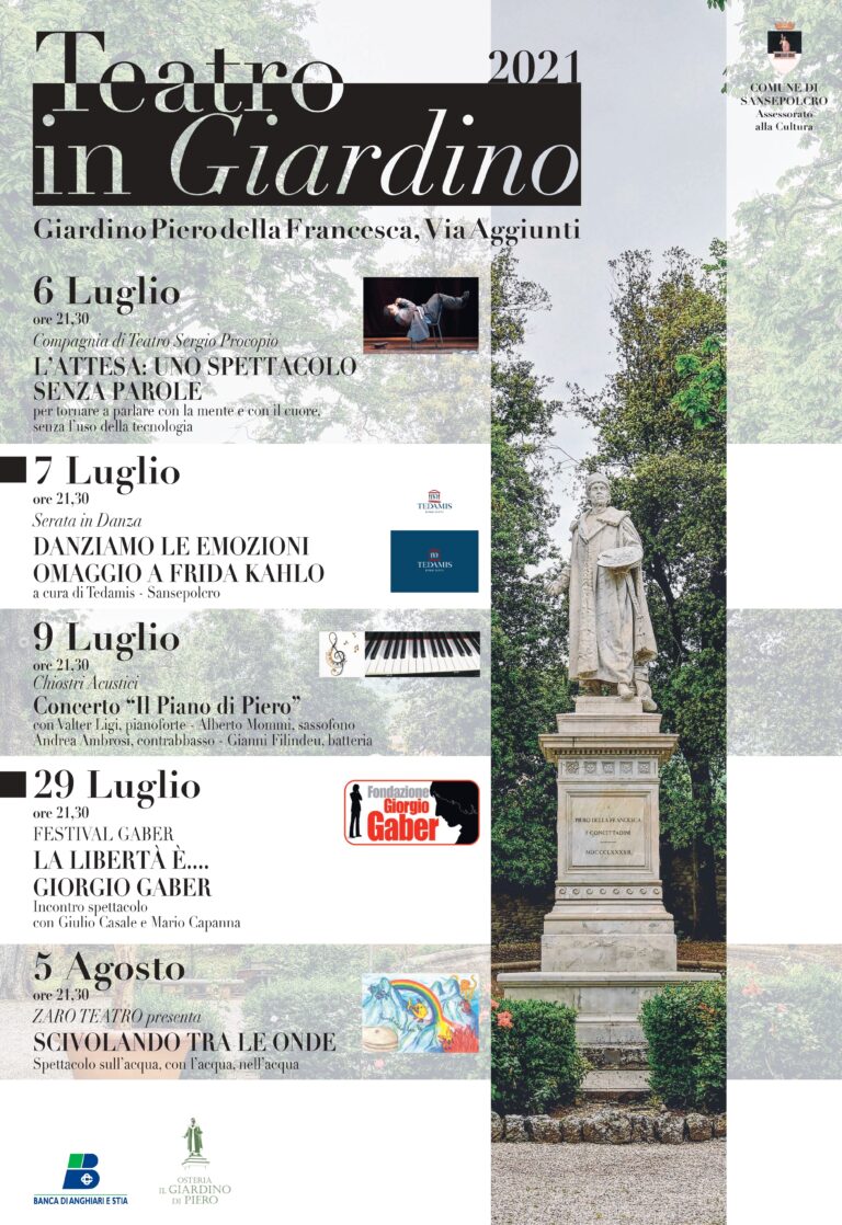 “Teatro in giardino” al via