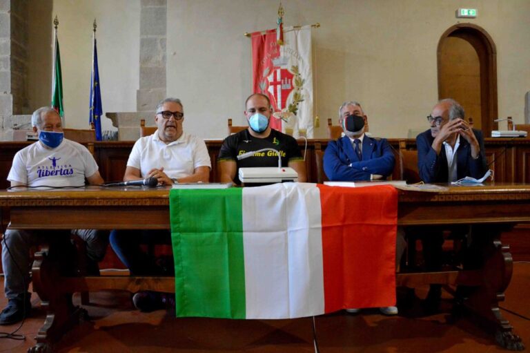 Giovanni Faloci alle OIimpiadi di Tokyo come testimonial della mostra di Raffaello a Città di Castello: l’investitura stamattina alla presenza del presidente del Coni umbro Domenico Ignozza.