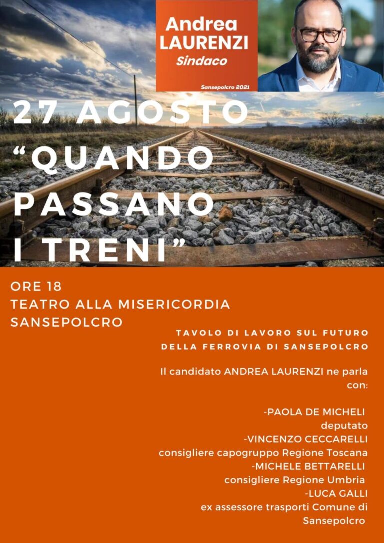 Comitato per Andrea Laurenzi Sindaco: Aggiornamento sugli eventi di oggi 27 agosto
