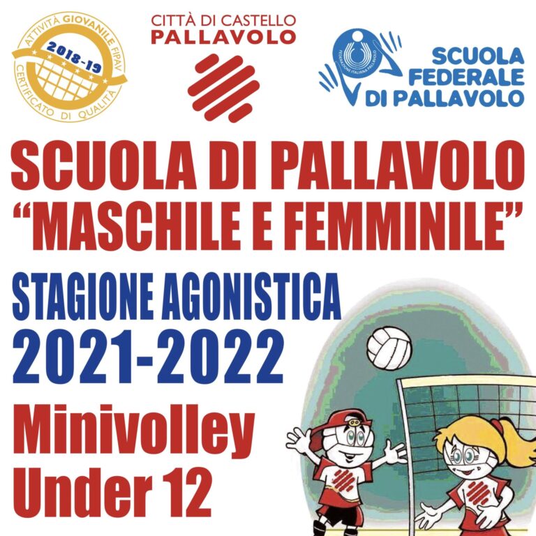 Pallavolo Città di Castello settore giovanile: da settembre al via i corsi di mini volley S3 e Under 12