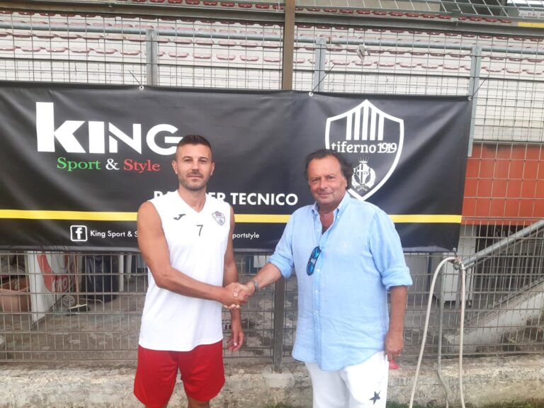 Calcio mercato: Tiferno 1919, ufficiale in centrocampista Benedetti