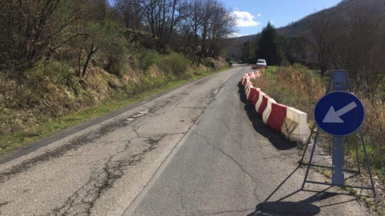 Viabilità – SP 105 di Trestina, consegnati i lavori per risanare la frana