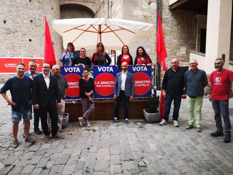 Noi siamo qui !sempre dalla stessa parte vicina a tutte le persone ai loro bisogno alle loro esigenze. “La Sinistra per Castello” ha presentato la lista per le elezioni comunali