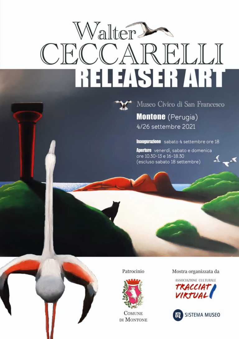 Montone – Sabato si apre la mostra “Releaser Art” di Walter Ceccarelli. Dal 4 al 26 settembre la natura dietro la spinta della luce si reinventa al Museo di San Francesco