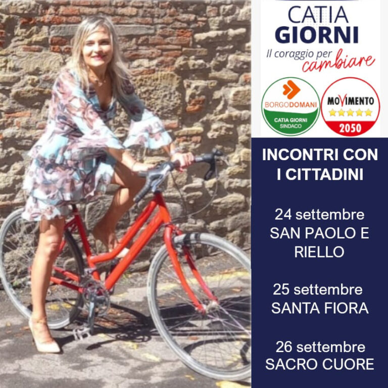 Grande soddisfazione per il tour in bici della coalizione “Il coraggio per cambiare”