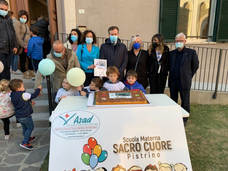 Pistrino in festa: nuova vita per la materna Sacro Cuore grazie ad Asad