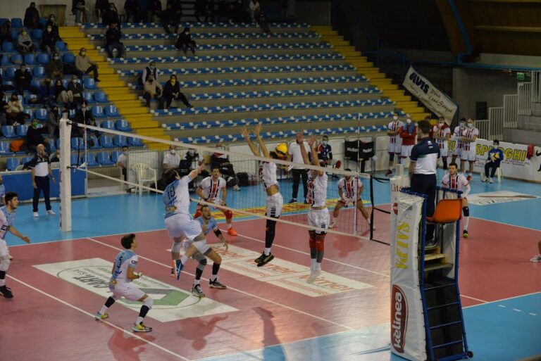 Pallavolo serie B/M: altra sconfitta interna per la Ermgroup San Giustino: Civita Castellana vince meritatamente per 3-1 facendo leva su battuta e difesa