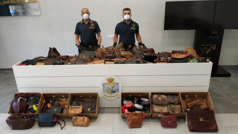 Guardia di finanza Arezzo: sequestrati 620 prodotti contraffatti e non sicuri