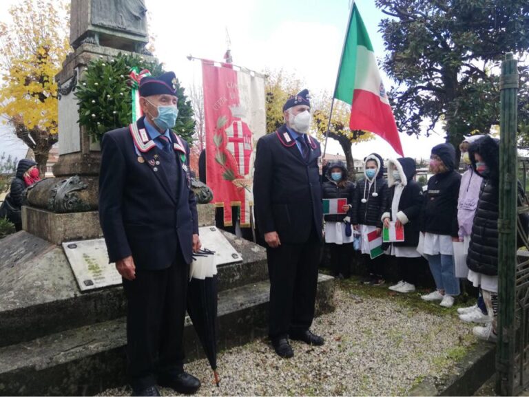 Giornata delle Forze armate e unità nazionale celebrata con due cerimonie nella chiesa di San Domenico e a Lerchi presso il monumento ai caduti e alle vittime civili della guerra
