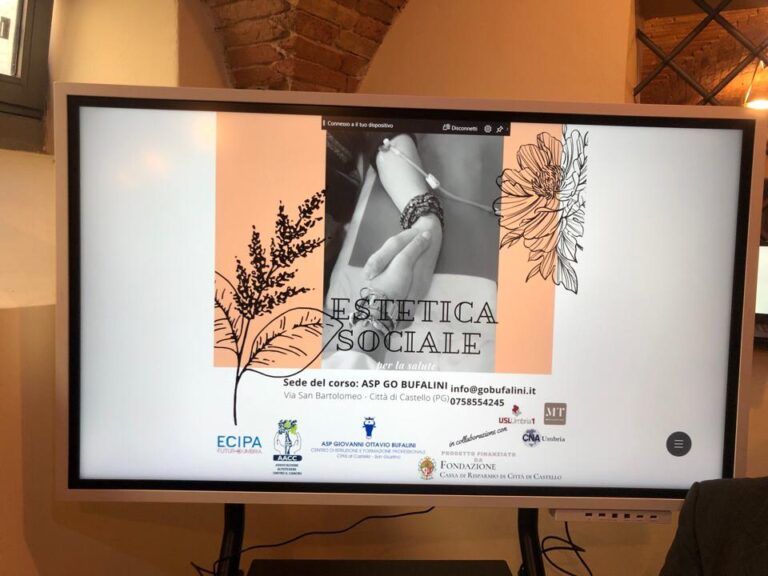 Al via le iscrizioni al percorso formativo di “ESTETICA SOCIALE”