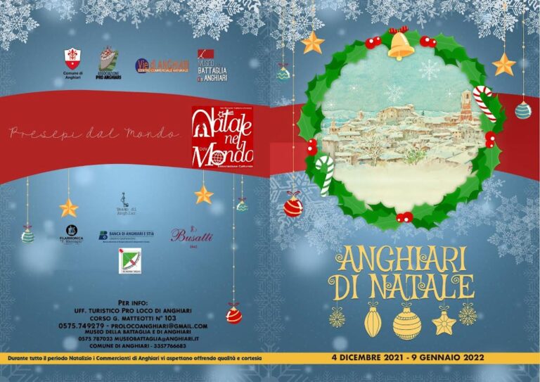 Anghiari di Natale – il borgo dei presepi. Presentati in conferenza gli eventi del programma per le Feste di Natale con tante novità.