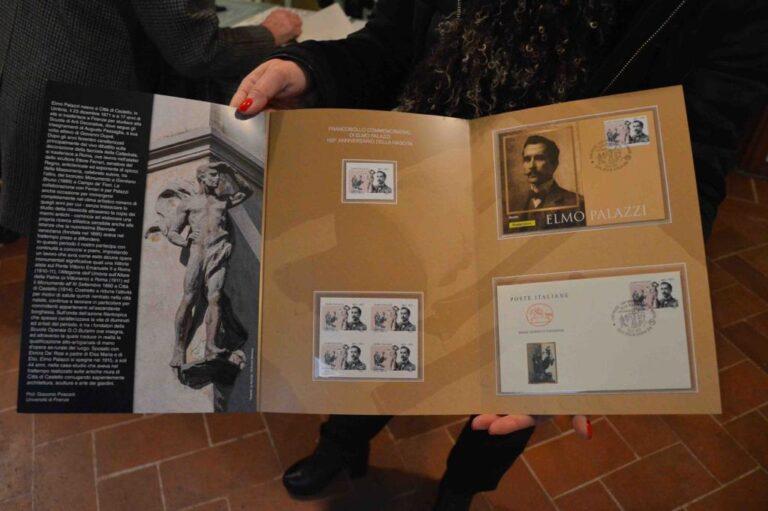 Da oggi la creatività di Città di Castello viaggerà nel mondo anche con il francobollo di Elmo Palazzi