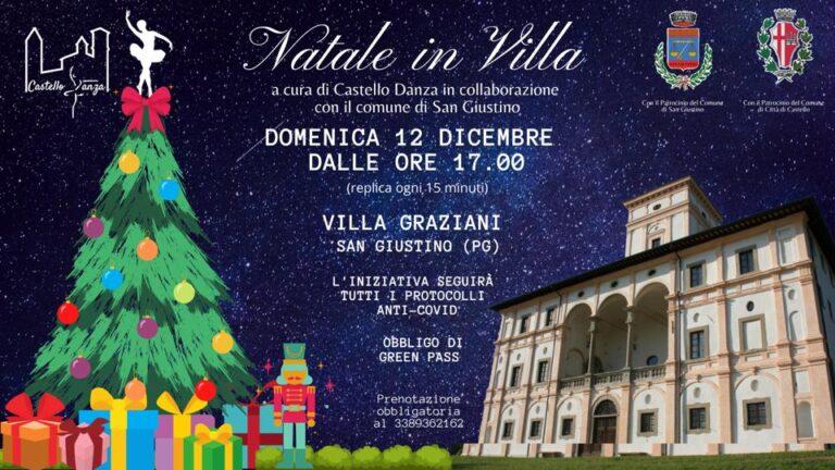 “Evento Natale in Villa”. I Comuni di San Giustino e Città di Castello uniti nel nome della Danza a Villa Graziani”