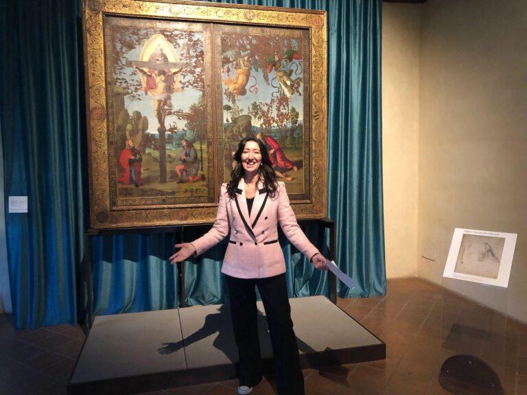 Raffaello giovane a Città di Castello: tra i visitatori, oltre a scuole e turisti, anche personaggi eccellenti come Emanuela Aureli