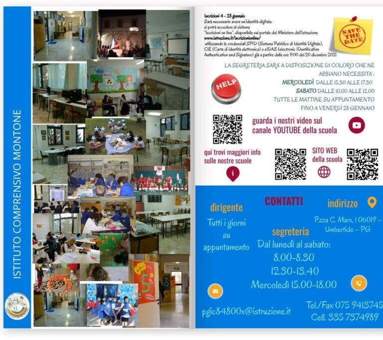 Montone – Iscrizioni aperte fino al 28 gennaio nelle tre scuole del borgo. Tra le novità per il prossimo anno l’arrivo della Ludoteca comunale