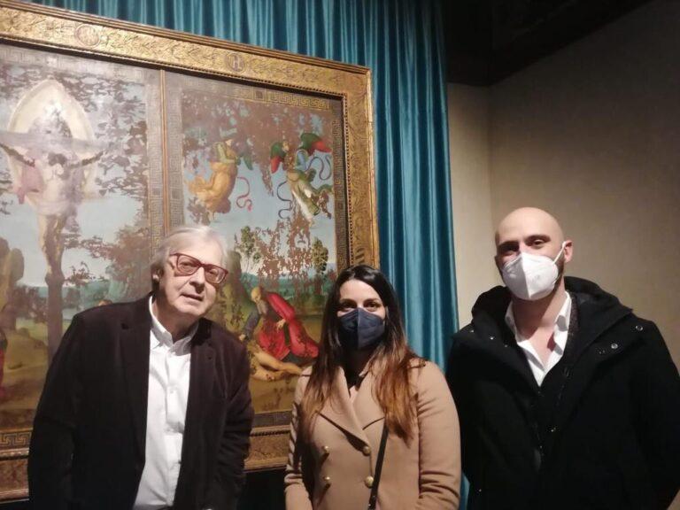 Capodanno in Pinacoteca – Visita a sorpresa dell’onorevole Vittorio Sgarbi alla mostra “Raffaello giovane a Città di Castello e il suo sguardo”