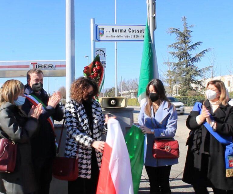 Giorno del Ricordo – Inaugurata a Citerna la nuova via dedicata a Norma Cossetto