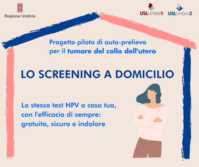 Usl Umbria 1, con l’auto-prelievo diventa ancora più facile partecipare allo screening di prevenzione del tumore del collo dell’utero