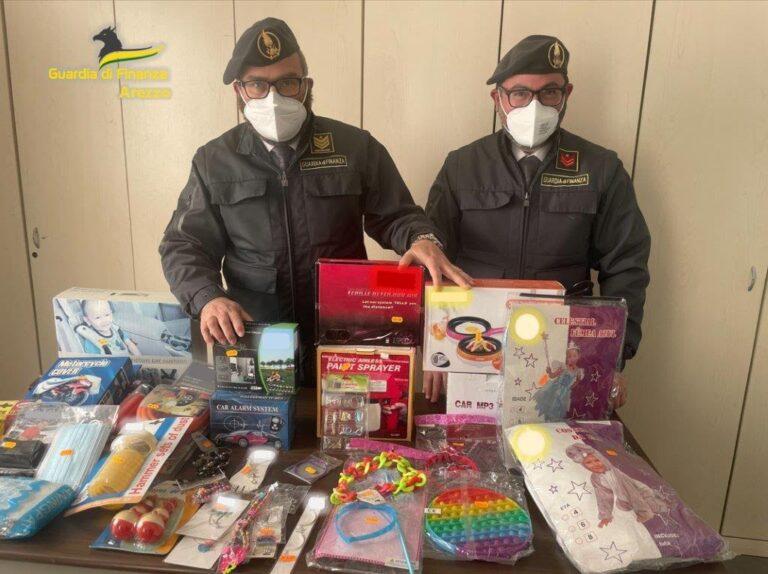 Sequestrati dalla Guardia di Finanza oltre 1900 articoli non sicuri e potenzialmente dannosi per la salute