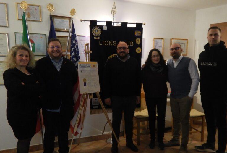 Il Lions Club Città di Castello Tiferno celebra i suoi primi sei anni di attività.