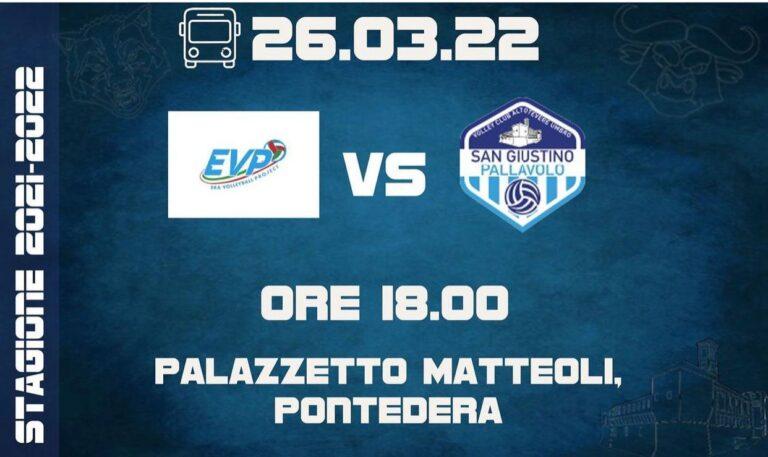 Pallavolo serie B/M: la Erm Group San Giustino attesa dalla trasferta di Pontedera