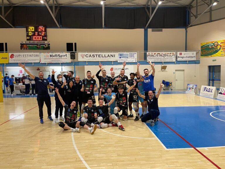 Pallavolo serie B/M: La Ermgroup San Giustino vince con autorevolezza a Pontedera e prosegue la marcia in testa alla classifica