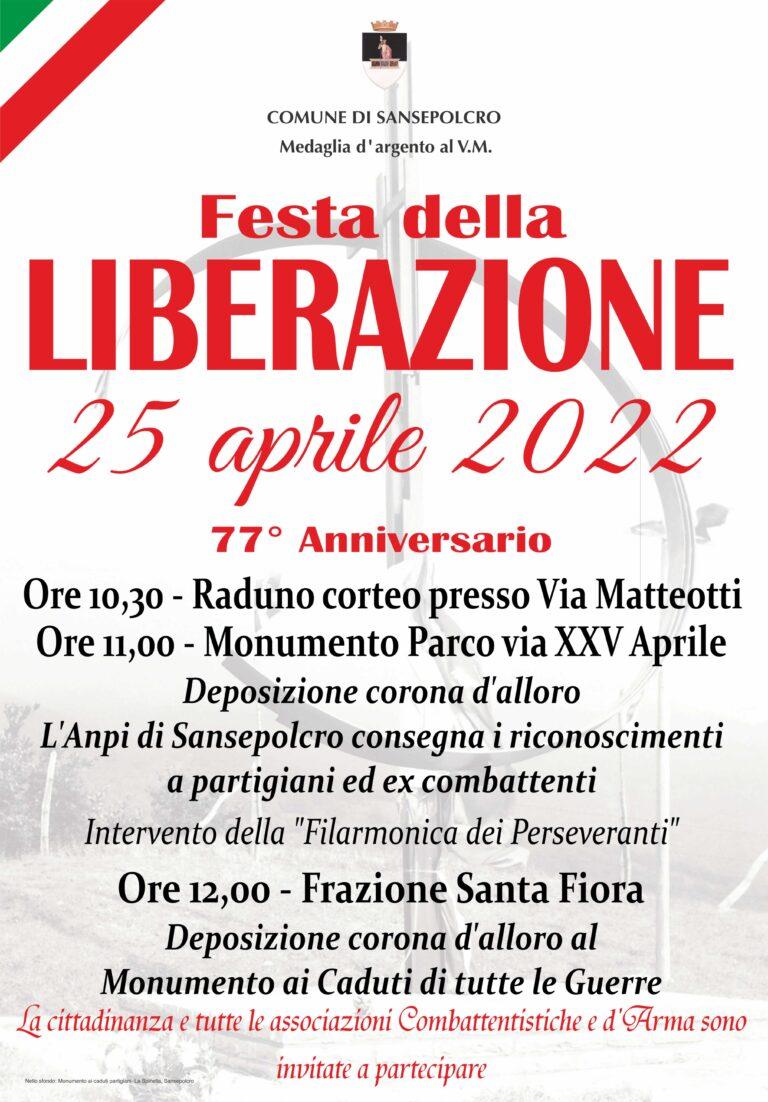 <strong>Festa della Liberazione, ecco il programma</strong>