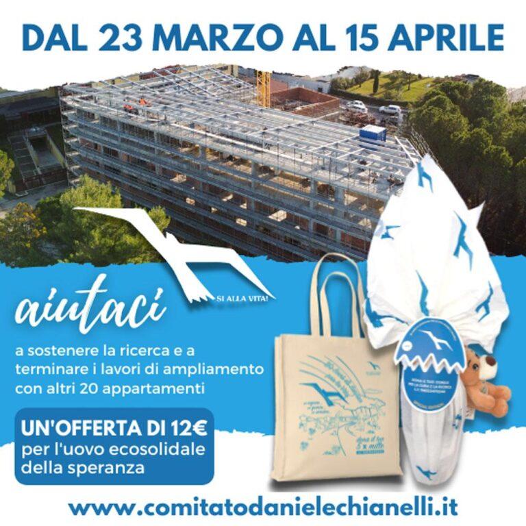 Comitato per la Vita “Daniele Chianelli”: disponibili, per l’acquisto, le uova di pasqua 2022