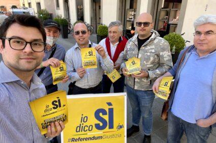 A Città di Castello parte la campagna referendaria a sostegno del sì al referendum sulla giustizia del 12 giugno. 