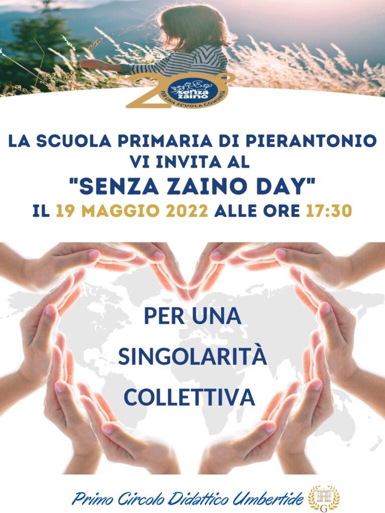 Il 19 maggio alla Primaria di Pierantonio c’è il “Senza Zaino Day”