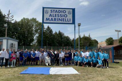 Intitolato alla memoria di Alessio Marinelli lo stadio di Pierantonio 