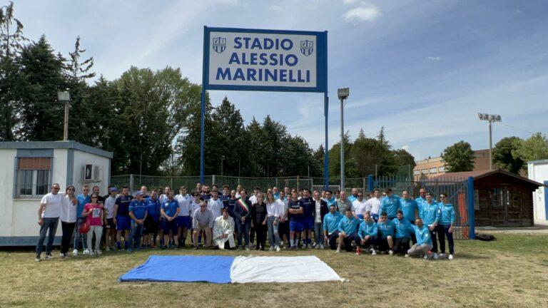 Intitolato alla memoria di Alessio Marinelli lo stadio di Pierantonio 