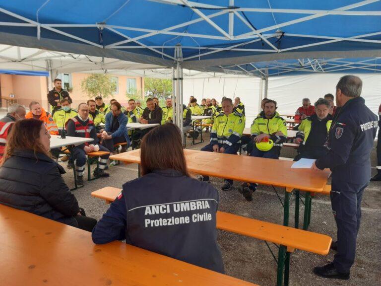 I tecnici di Anci Umbria ProCiv al lavoro sul territorio. Lo scorso fine settimana lo staff si è diviso tra la “Corsa all’anello” di Narni e l’esercitazione del gruppo comunale di volontariato di Città di Castello