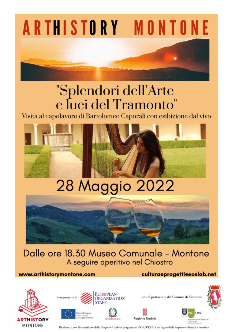 Sabato 28 maggio secondo appuntamento con “Arthistory Montone”. Arte, musica, spettacoli dal vivo e altro ancora vivacizzano il borgo