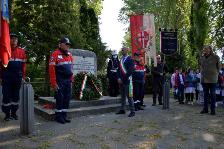 Città di Castello: Celebrato stamattina il 78° anniversario della fucilazione di Venanzio Gabriotti