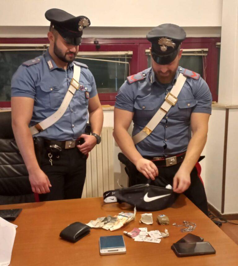 “Fermato con 53 grammi di hashish arrestato dai Carabinieri di Perugia”